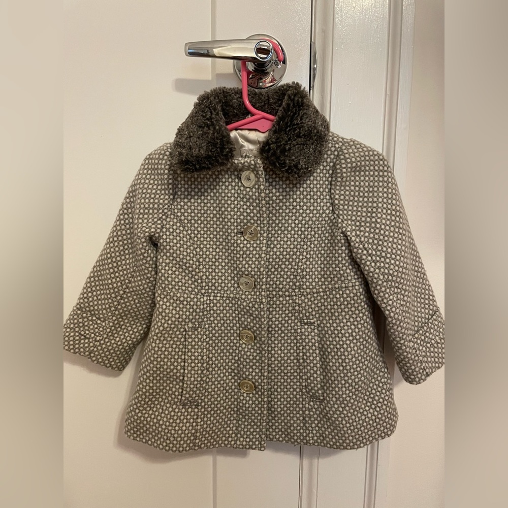 Cherokee girls 12 month wool coat